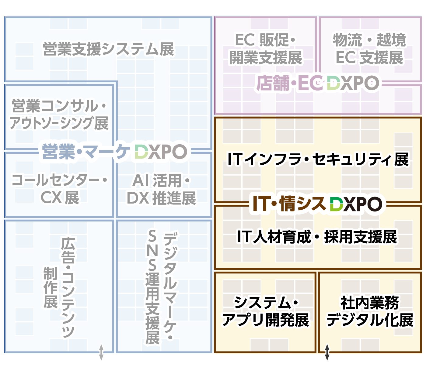 会場レイアウト図（イメージ）